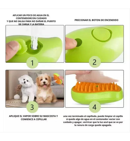 CEPILLO A VAPOR PARA MASCOTAS🐾
