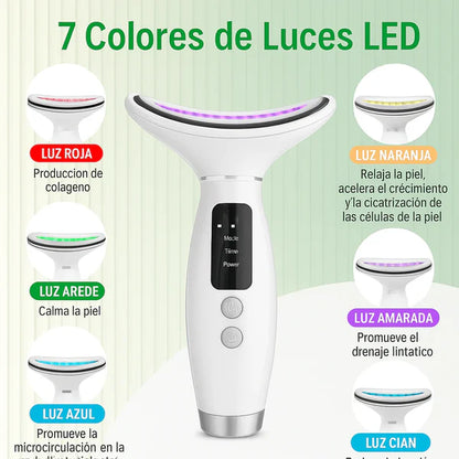 Masajeador Facial Led 7 Luces Pro | ENVÍO GRATIS
